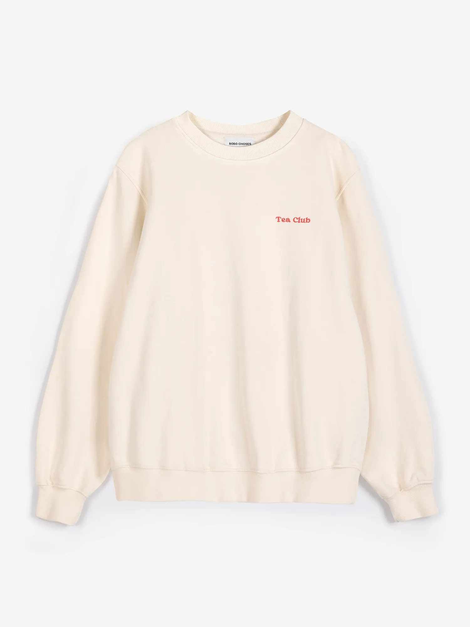 Bobo Choses Monster Mug sweatshirt offwhite genbrug