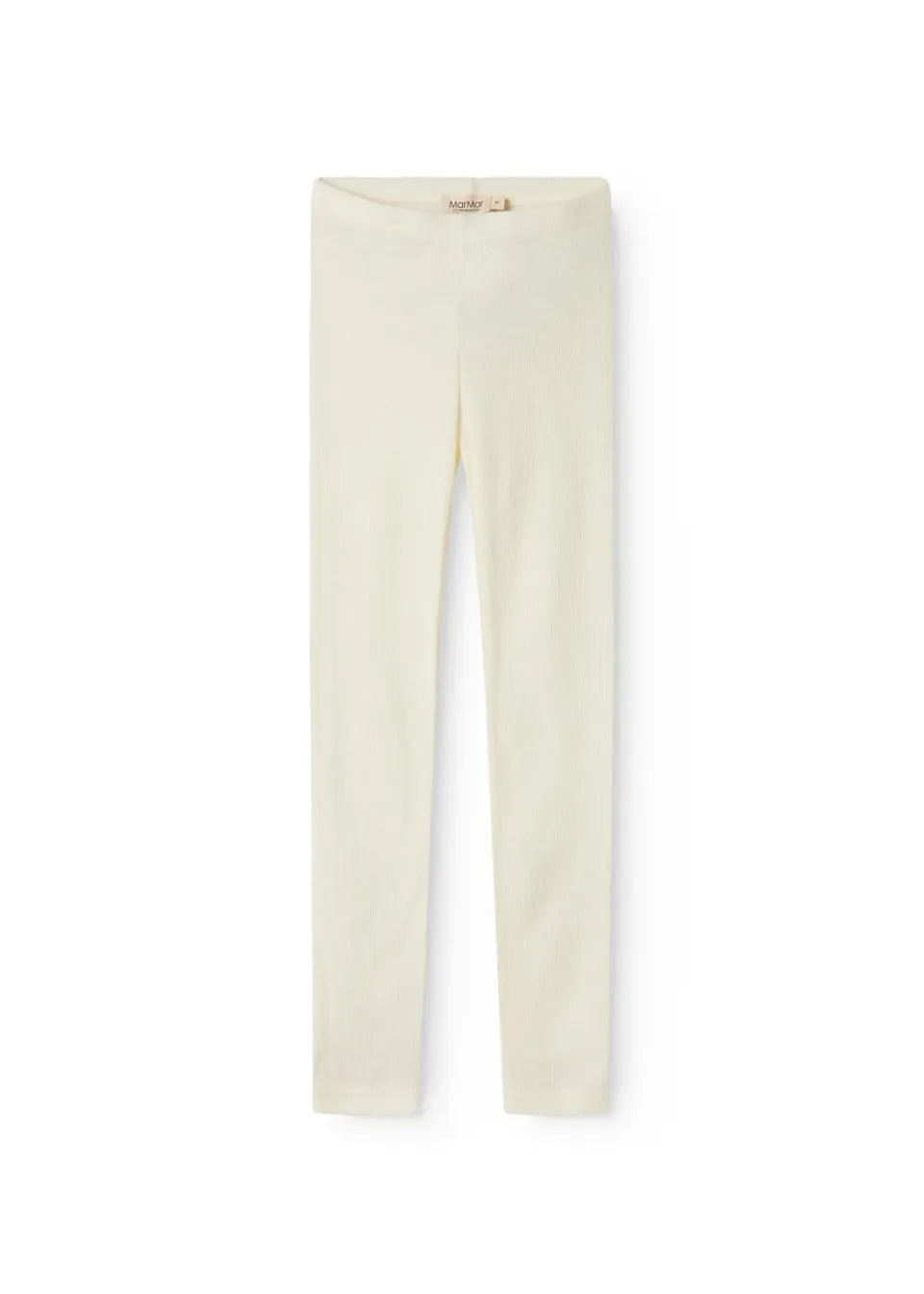 MarMar Copenhagen Leg Uld Rib Leggings Natural uld