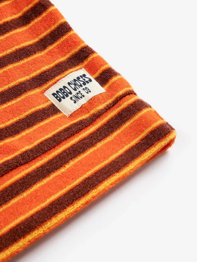 Bobo Choses Striped Brick SB126AC022 polo 2-3 år stribet