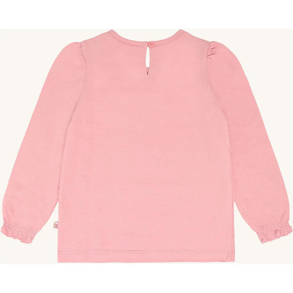 Hust & Claire HCAlma bluse Pink Icing langærmet