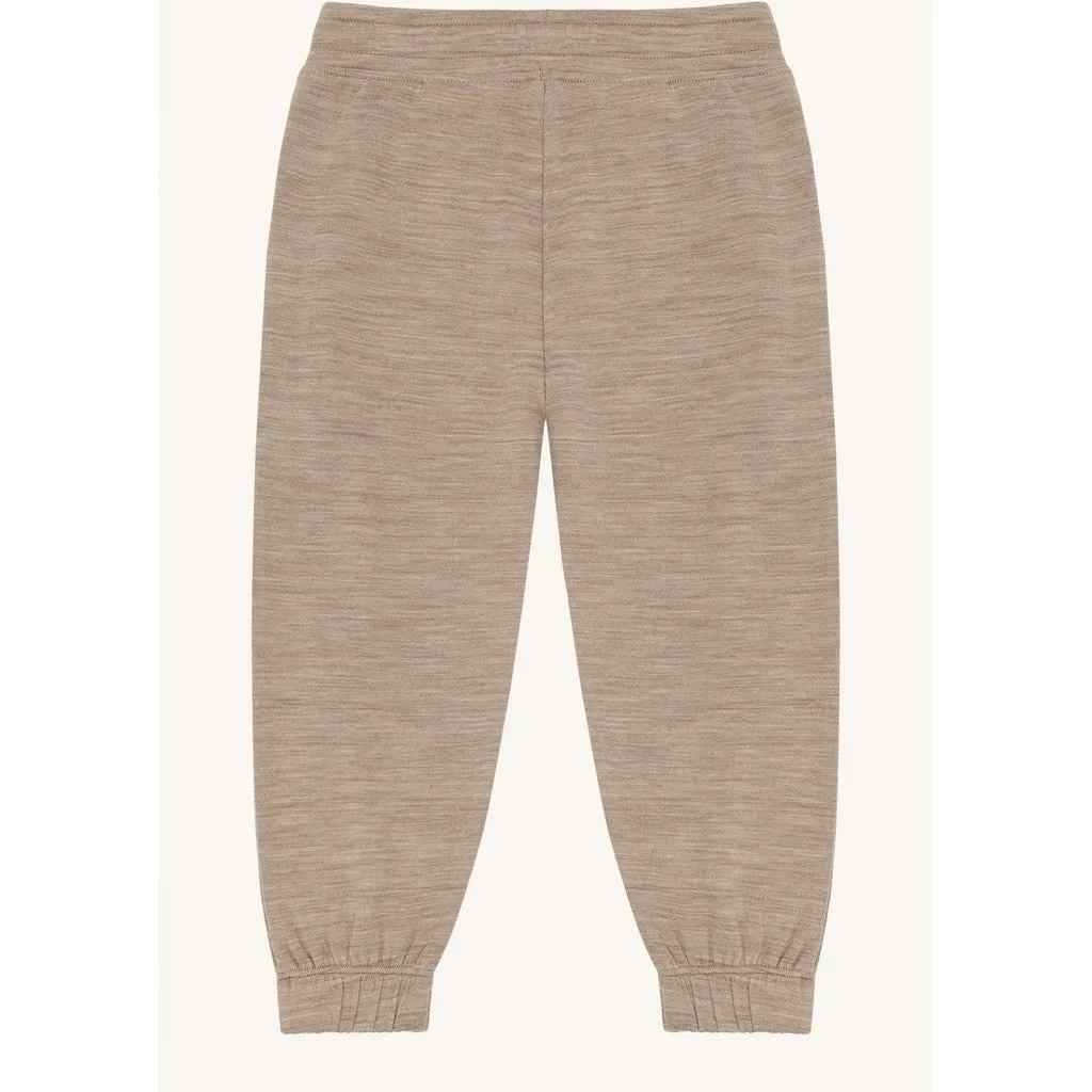 Hust & Claire HCGalon joggingbukser Biscuit uld bambus