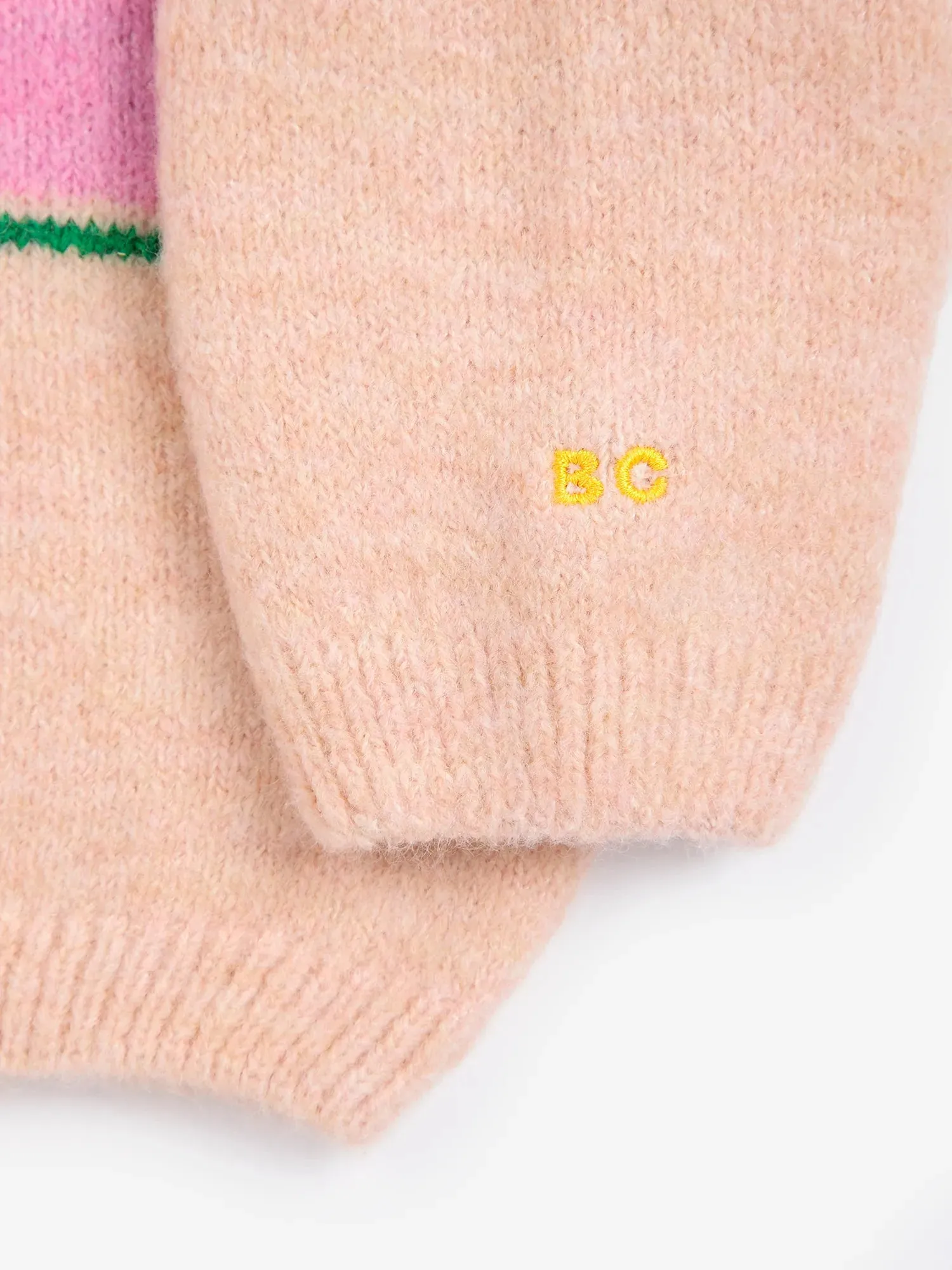 Bobo Choses BC Stripes Striktrøje Offwhite Baby