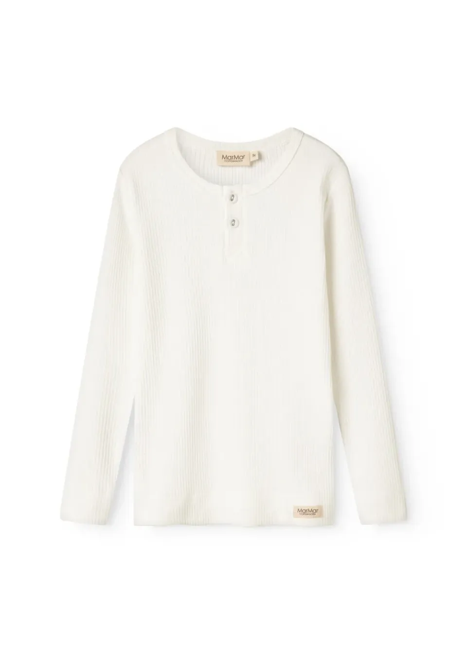 MarMar Tee LS t-shirt Gentle White modal