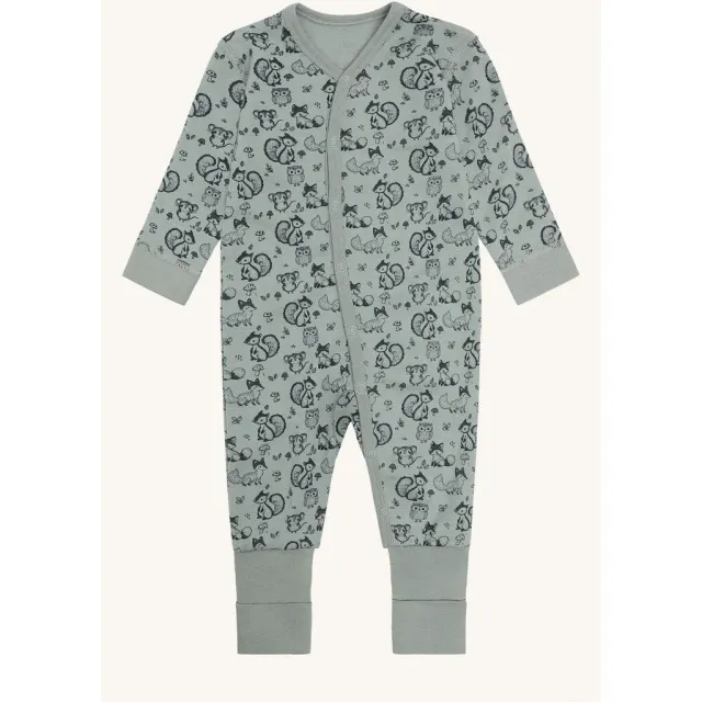 Hust & Claire Mobi Woodland natdragt Slate Green merino