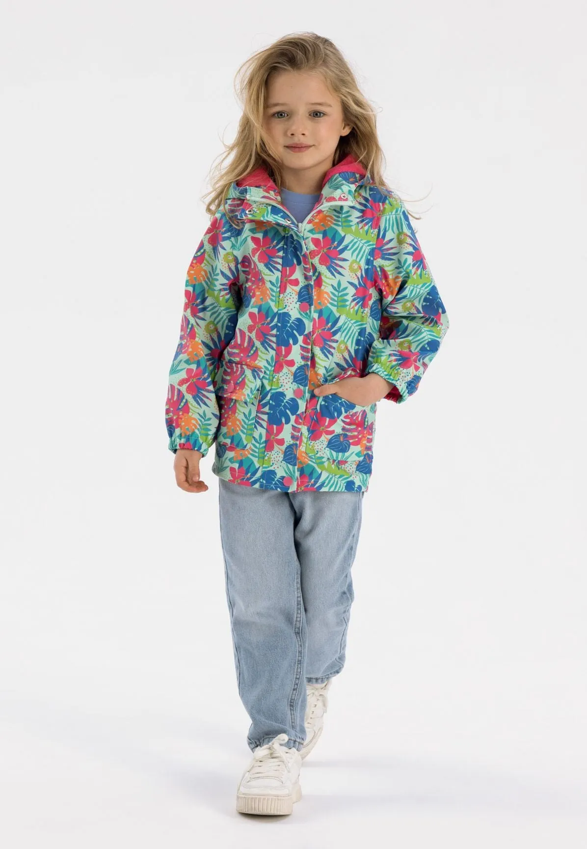 Minoti 43047 regnjakke tropemønster