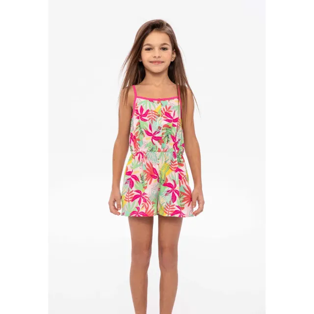 Minoti playsuit tropemønster polyester til piger
