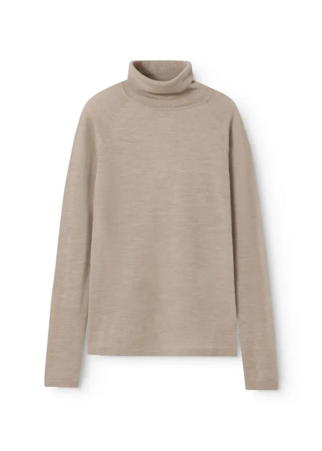 MarMar Trisha W Bluse Beige Melange merino