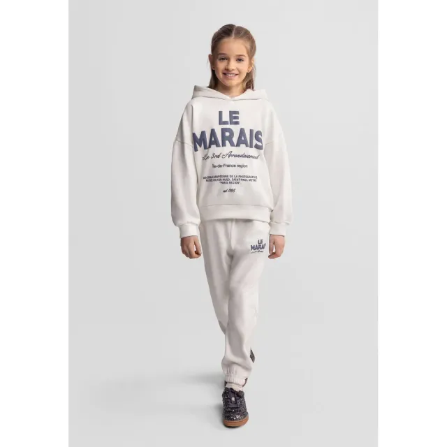 Minoti 44750 joggingsæt creme til piger
