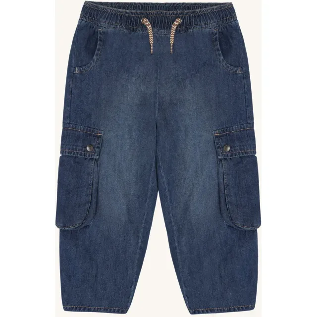 Hust & Claire Trevor jeans Blue Denim med foer