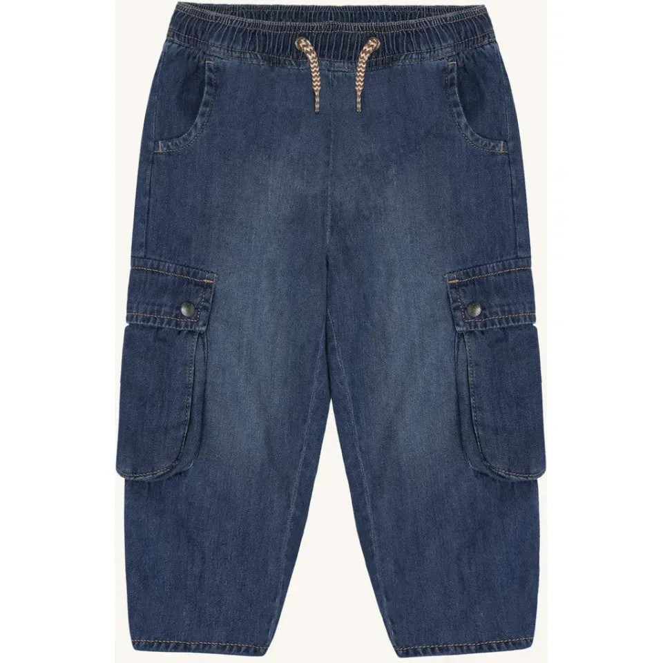 Hust & Claire Trevor jeans Blue Denim med foer