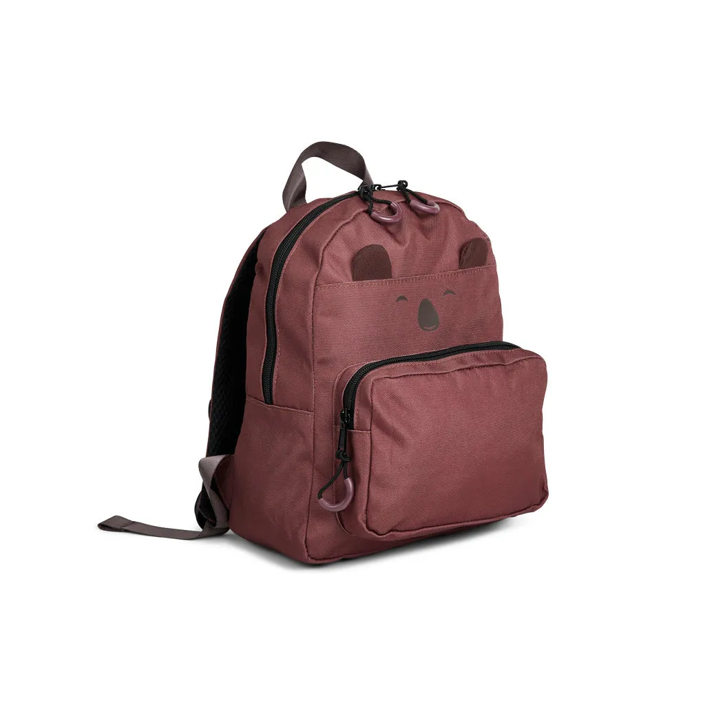 nuuroo Lucas junior rygsæk Mahogany genbrugspolyester