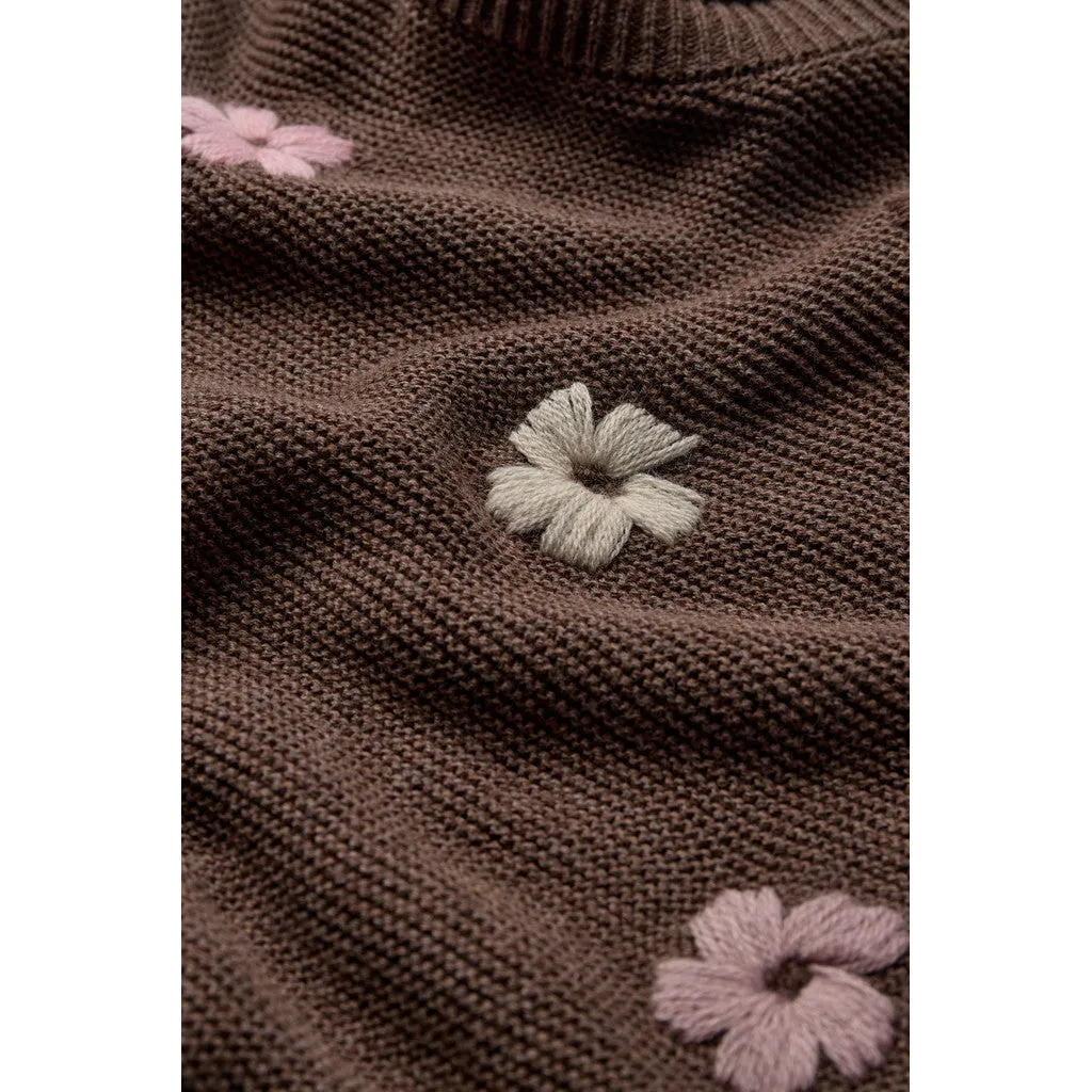 Hust & Claire HCCharlotte Flowerboom sweatshirt Toffee blomst