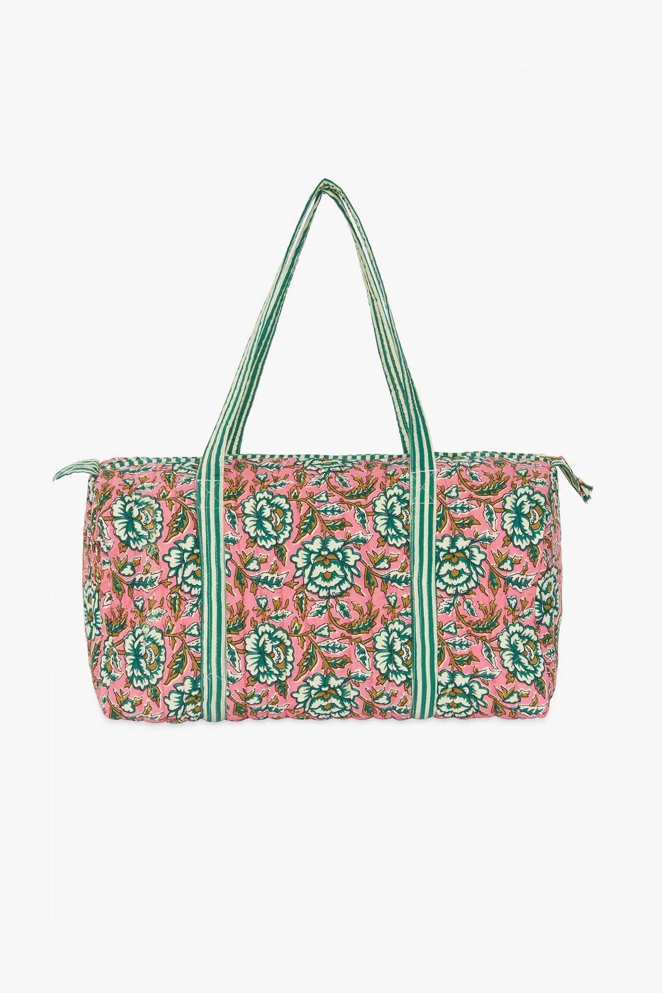 Bonton rejsetaske rosa blomster 50 cm