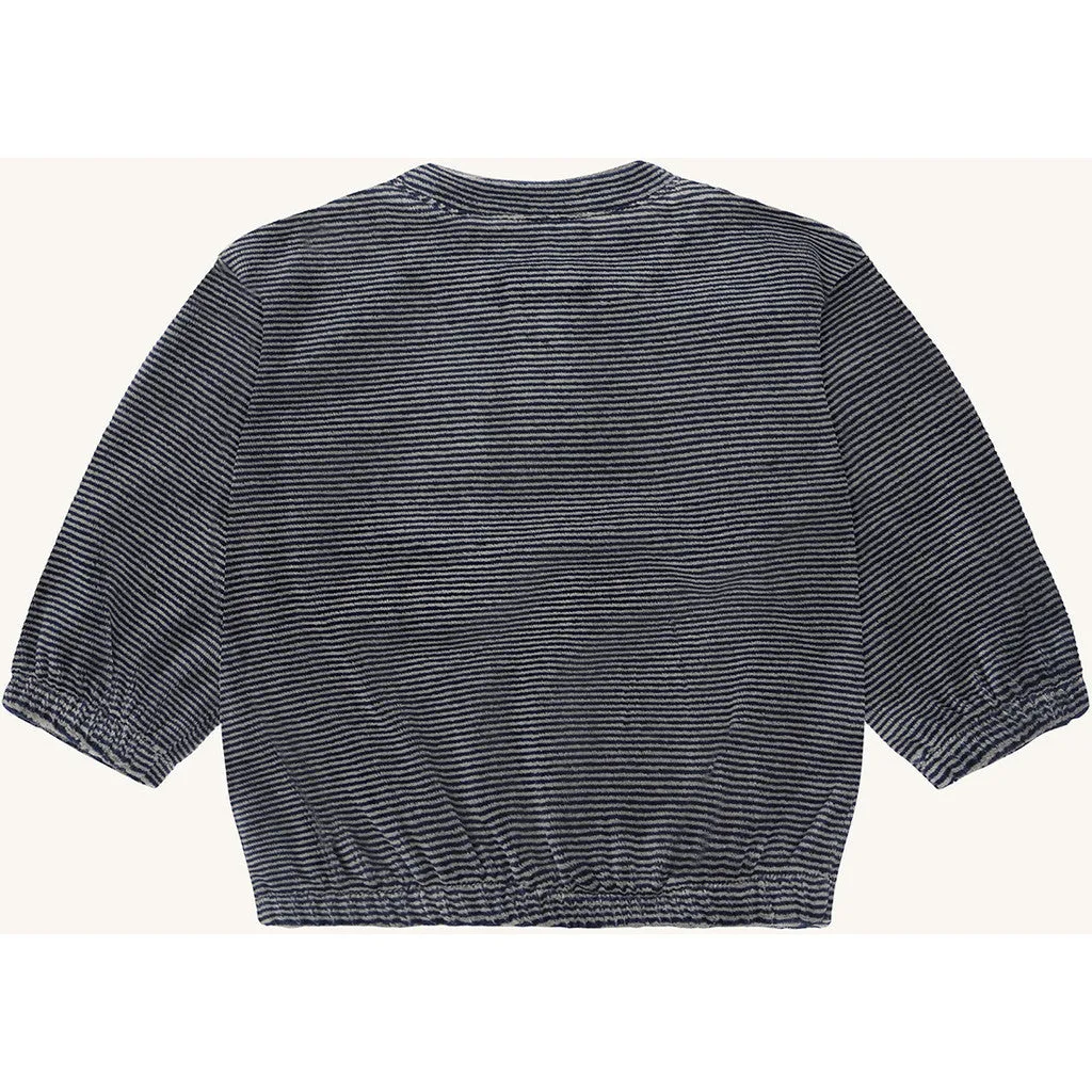Hust & Claire Sigurt Stripe sweatshirt blues stribet