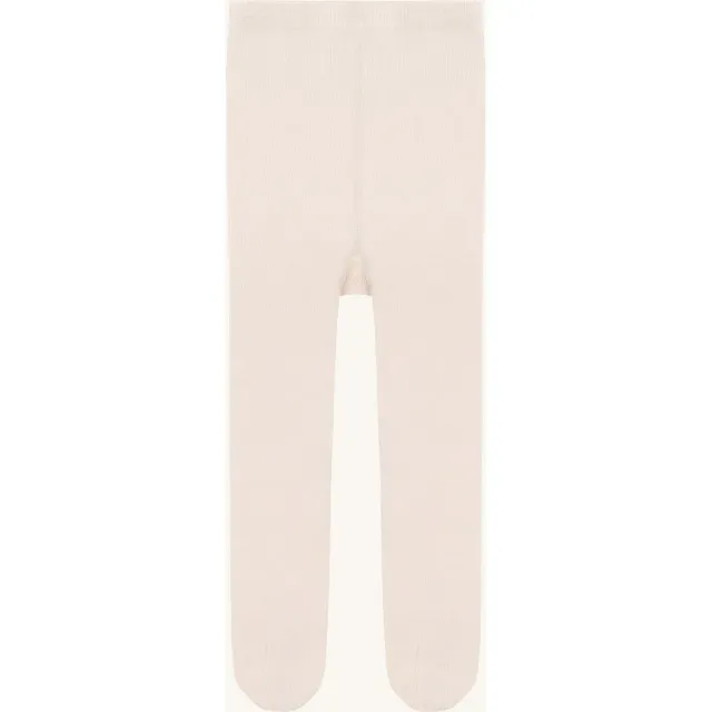 Hust & Claire Foxie Wool Blend strømpebukser Ivory uld