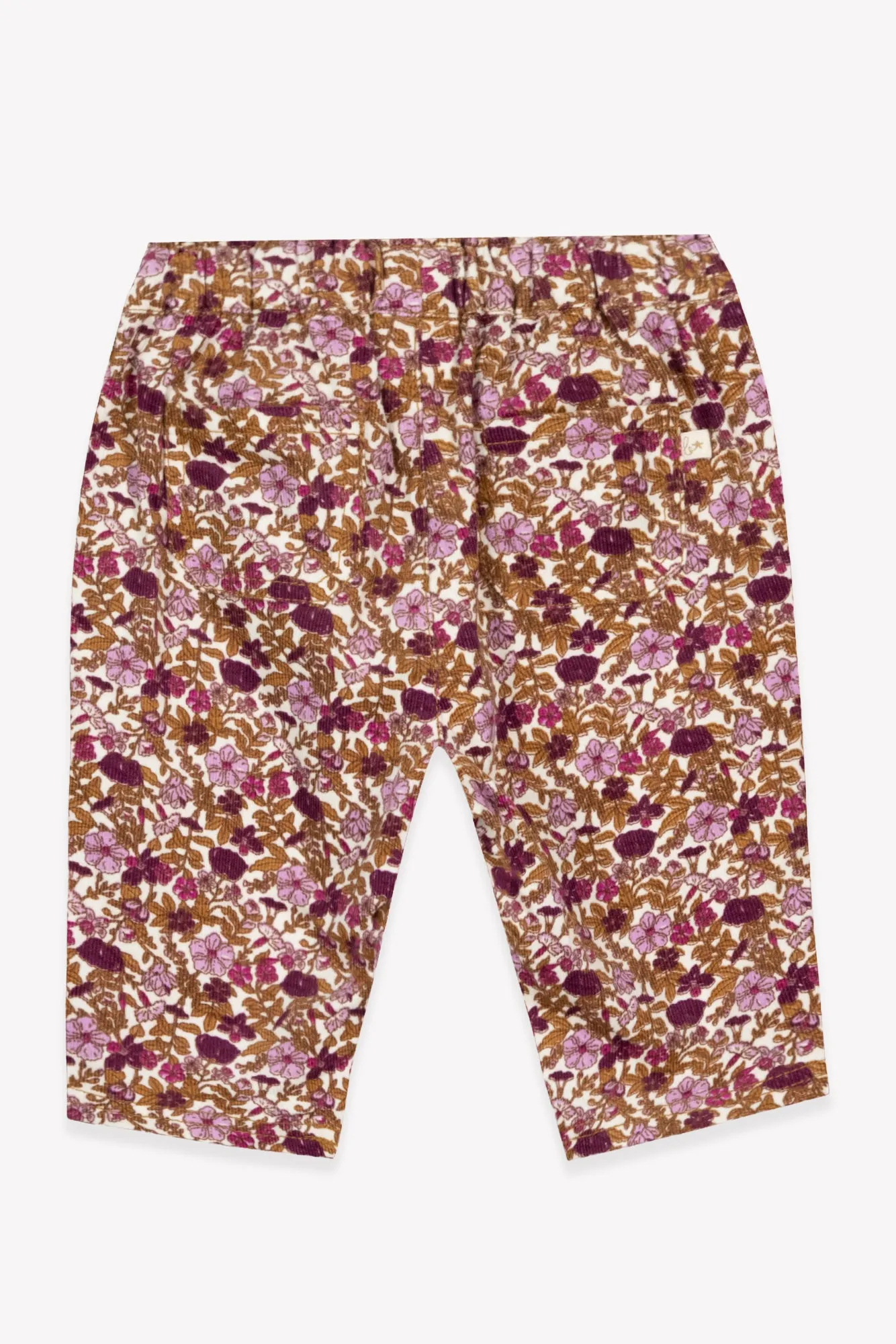 Bonton Printemps Flowers Velours bukser blomstret