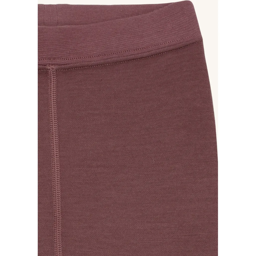 Hust & Claire Laki leggings Old Rose uld bambus