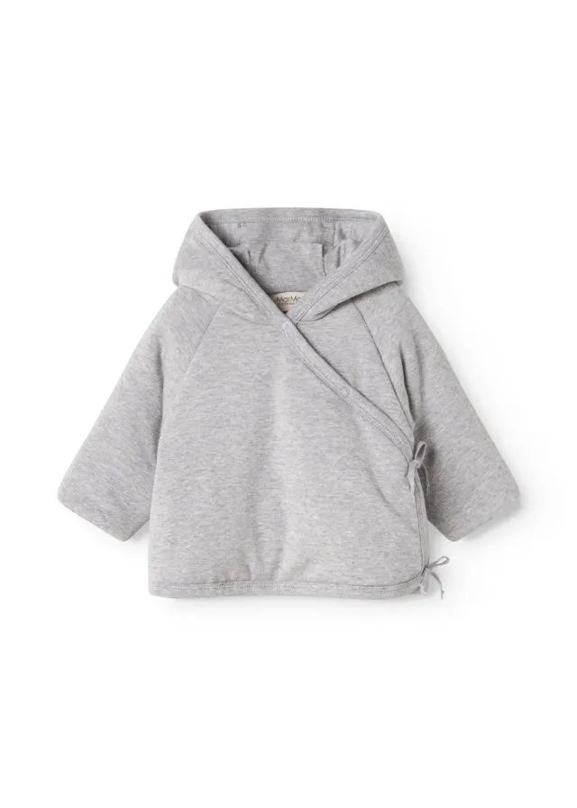 MarMar Copenhagen Jules babyjakke Light Grey Melange vatteret