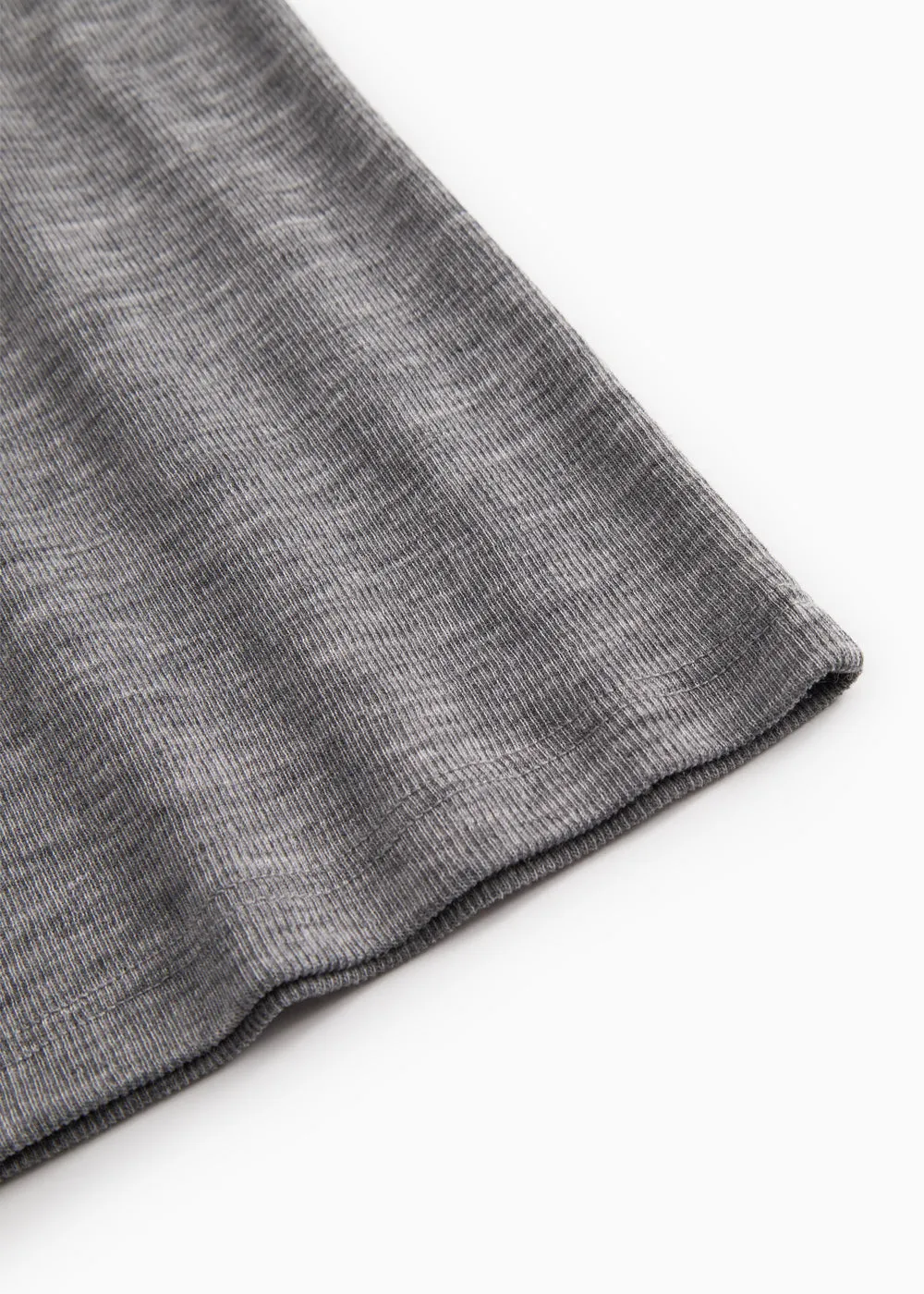 MarMar Tevo W undertrøje Grey Melange uld rib S-XL