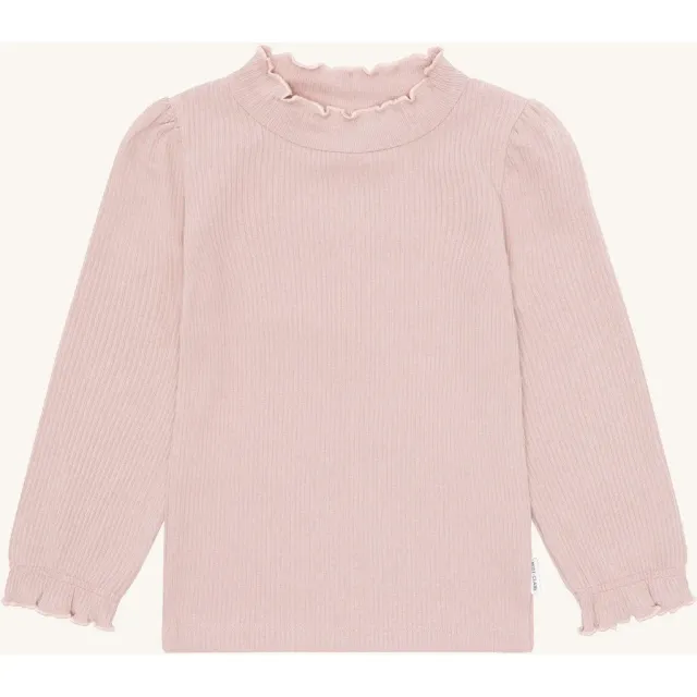 Hust & Claire Amma Solid bluse Hushed Pink flæse