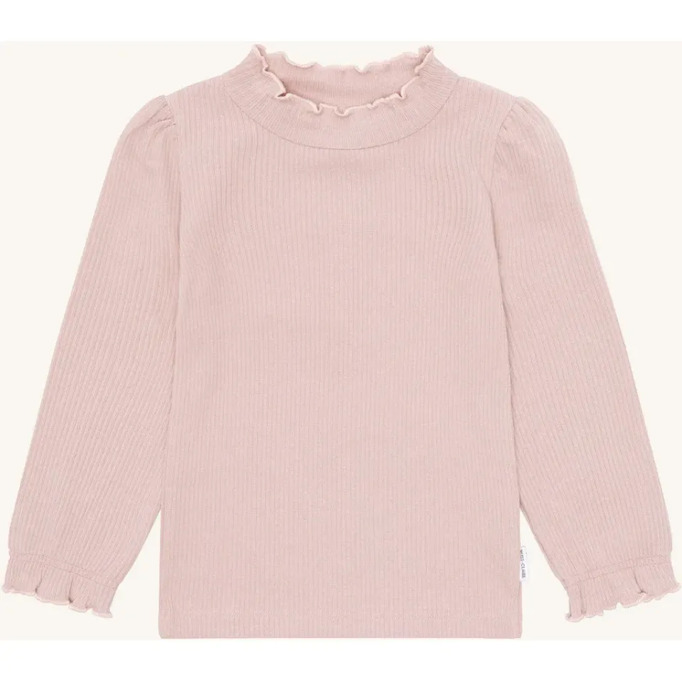Hust & Claire Amma Solid bluse Hushed Pink flæse