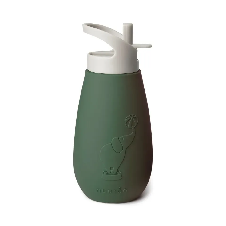nuuroo Pax drikkeflaske Dusty green 350 ml silikone