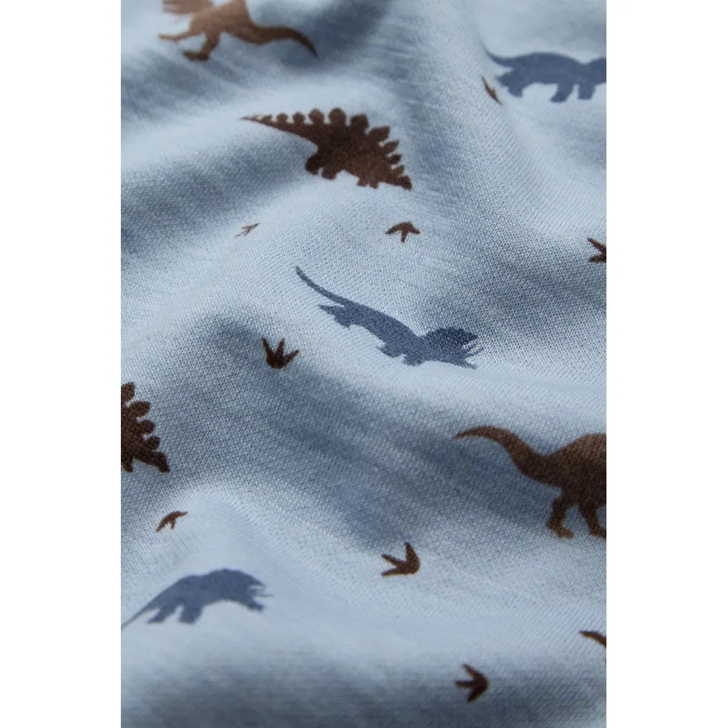 Hust & Claire Abba Dino bluse Baby Blue uld-bambus
