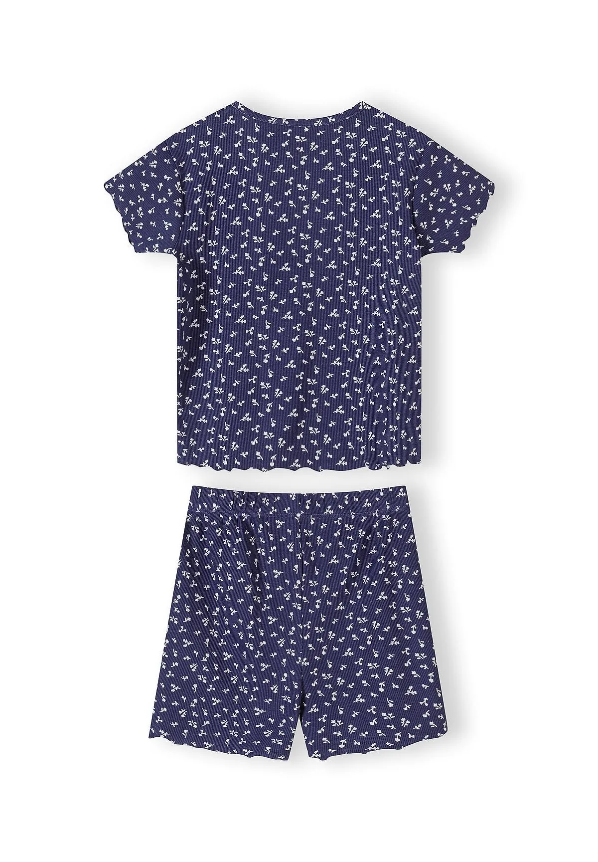 Minoti 44901 pyjamas til piger 2-pak bomuld rib