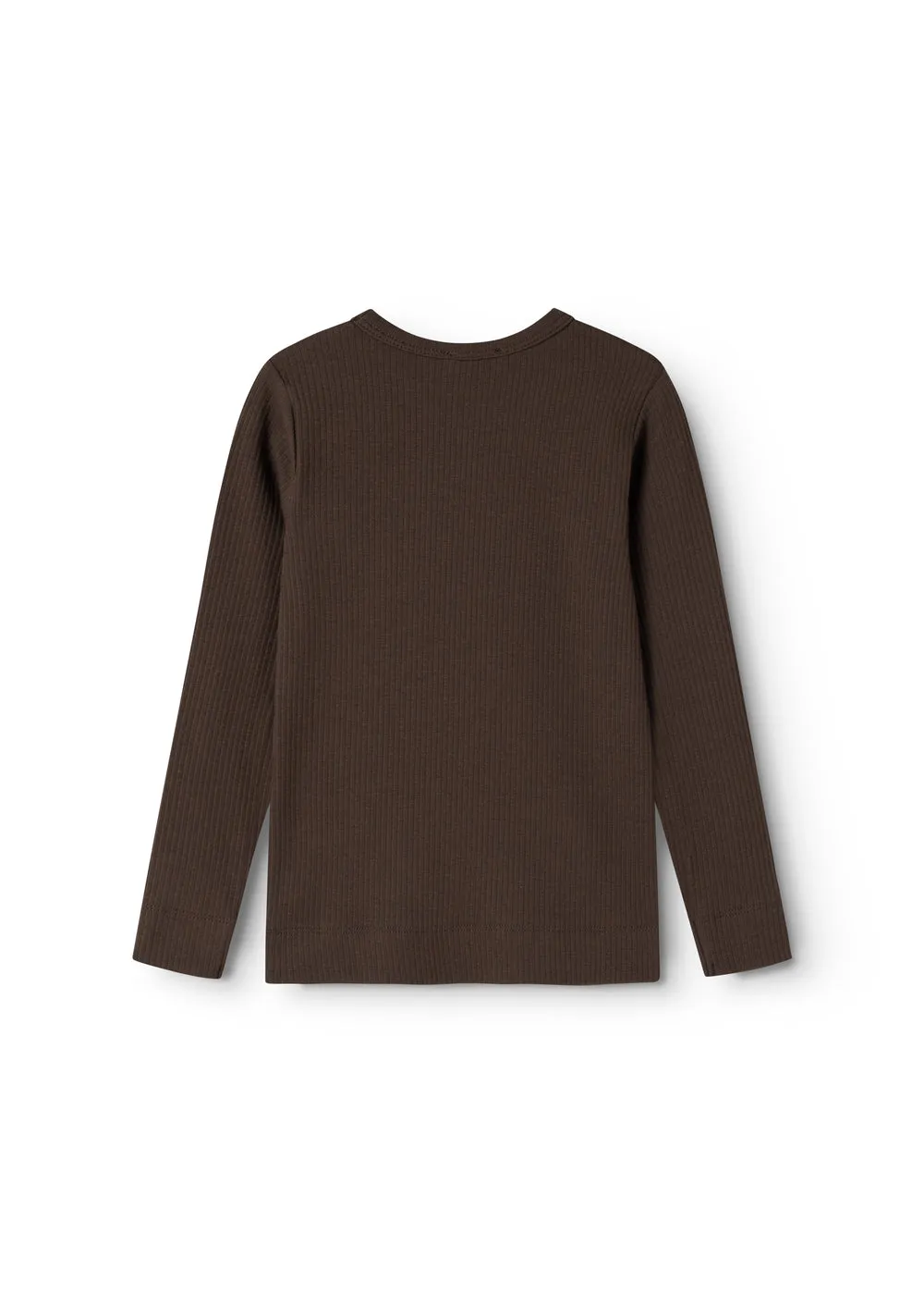 MarMar Copenhagen Plain Tee LS t-shirt dark roast