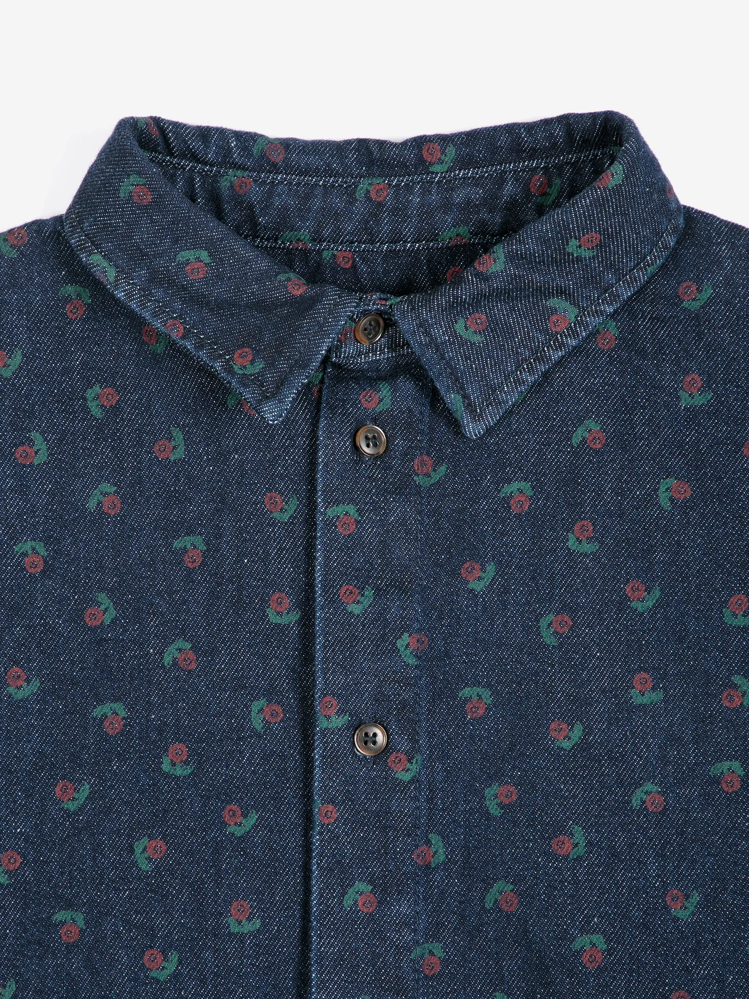 Bobo Choses Swamp Whirl denimskjorte navy XS