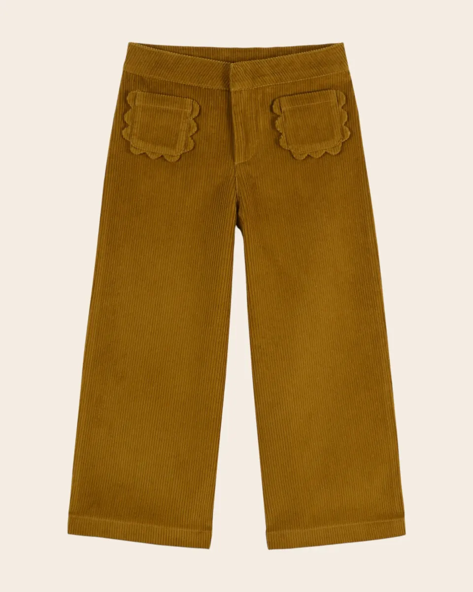 Emile et Ida Artichaut Bukser Oliven Velour 2-14A