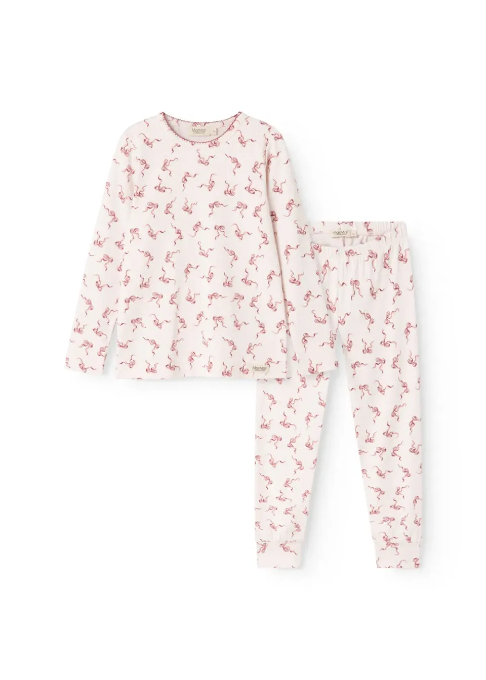 MarMar Sleepwear nattøj sæt Bows sløjfeprint