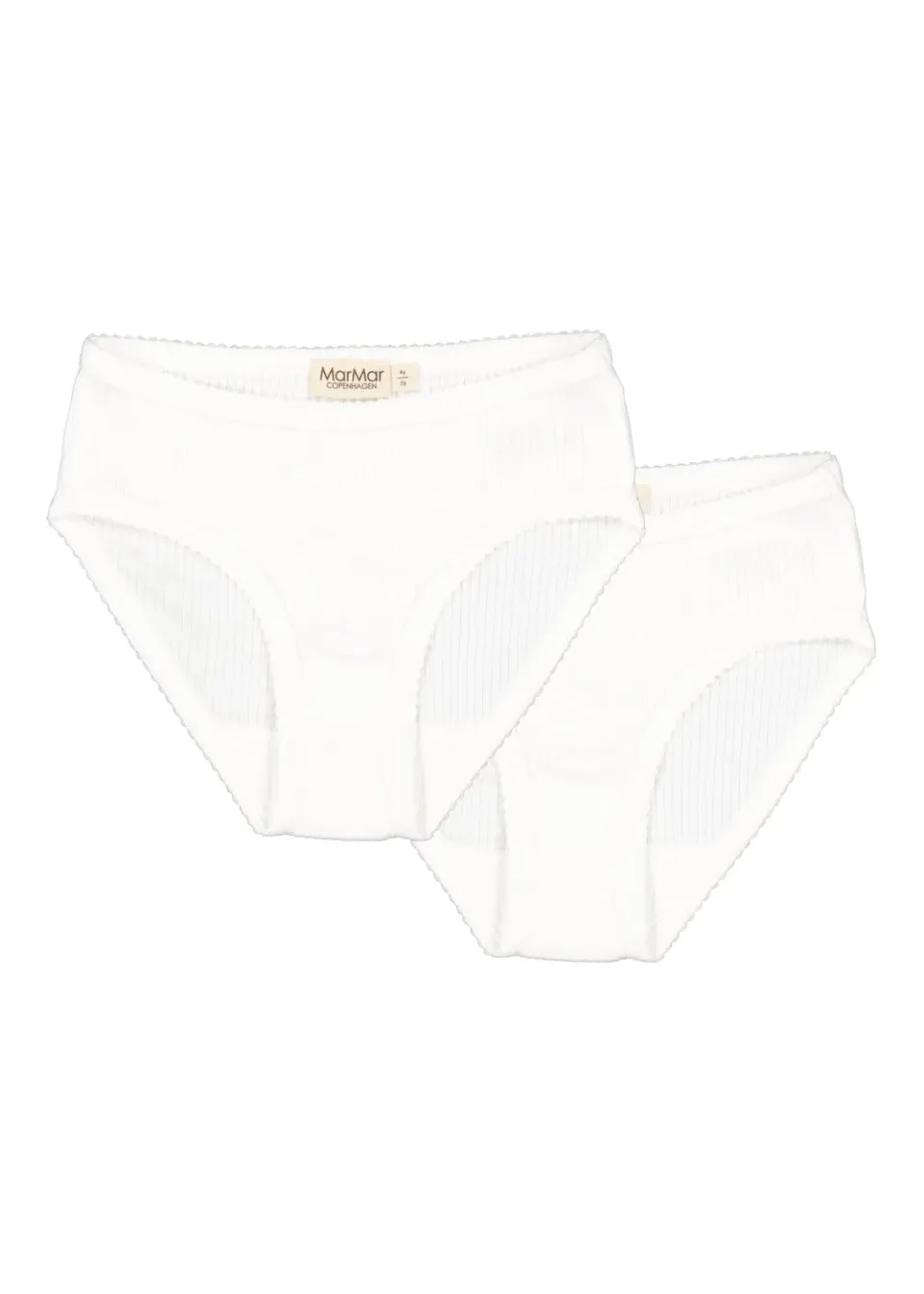 MarMar Panties 2-pack underbukser Gentle White 2-pak økologisk