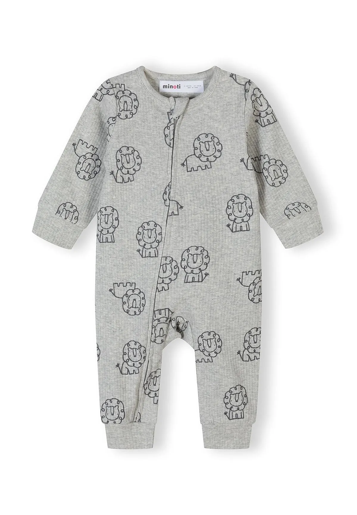 Minoti 44546 sparkedragt blågrå 3-pak baby