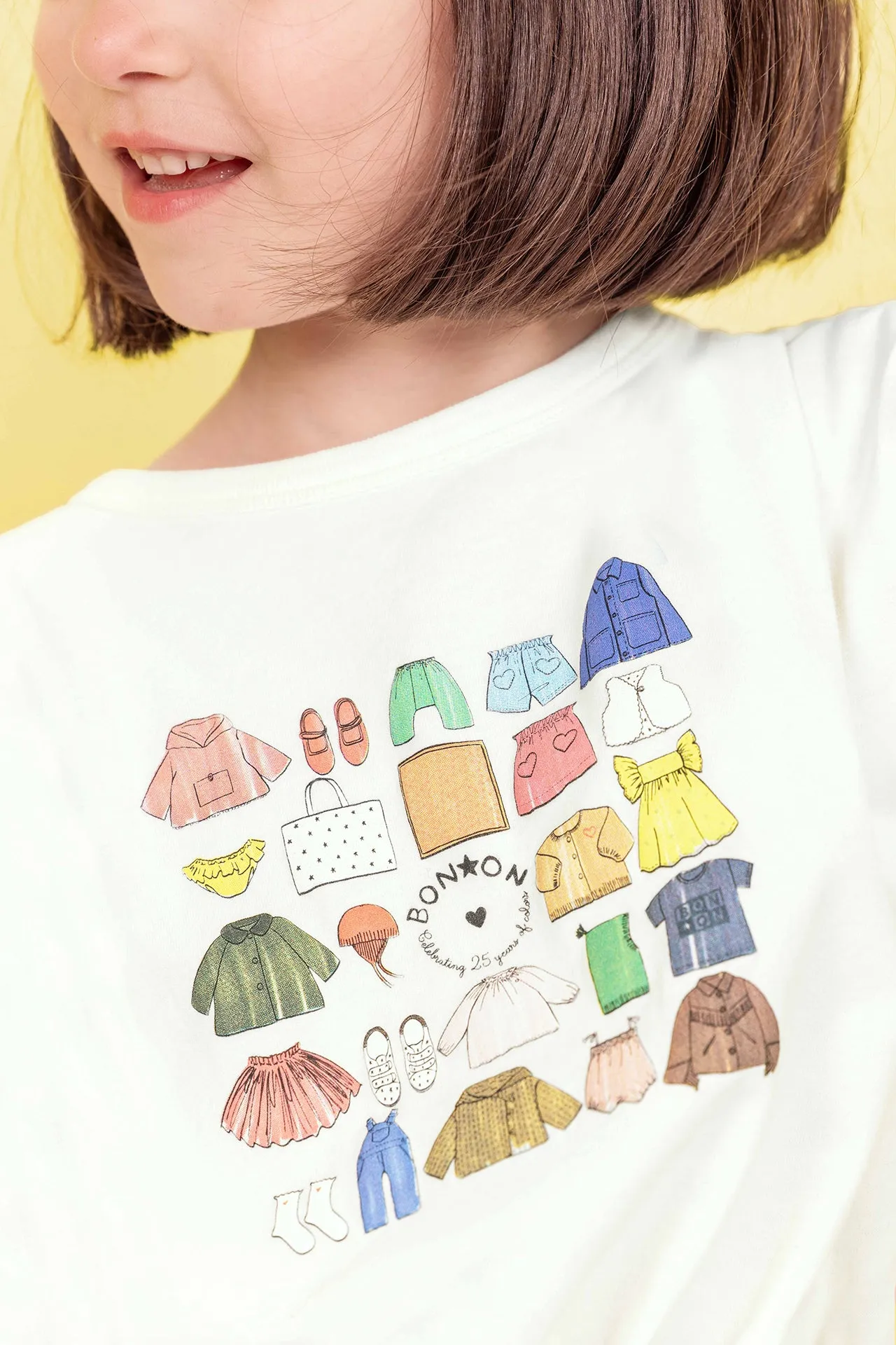 Bonton Livo T-shirt milk bomuld med print