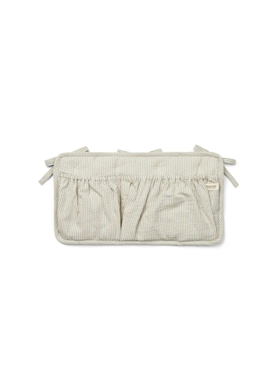 MarMar Bed Pockets sengelomme Blue Stone Stripe