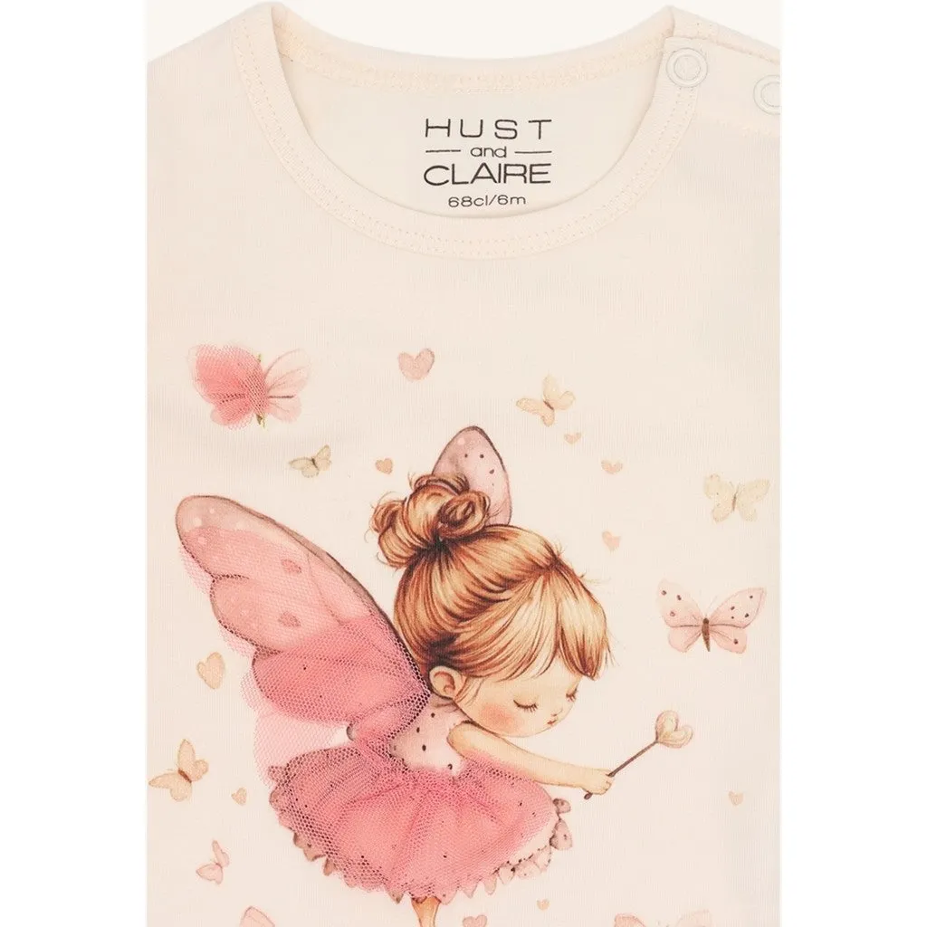 Hust & Claire HCBritt Baby body Petal Pink økologisk