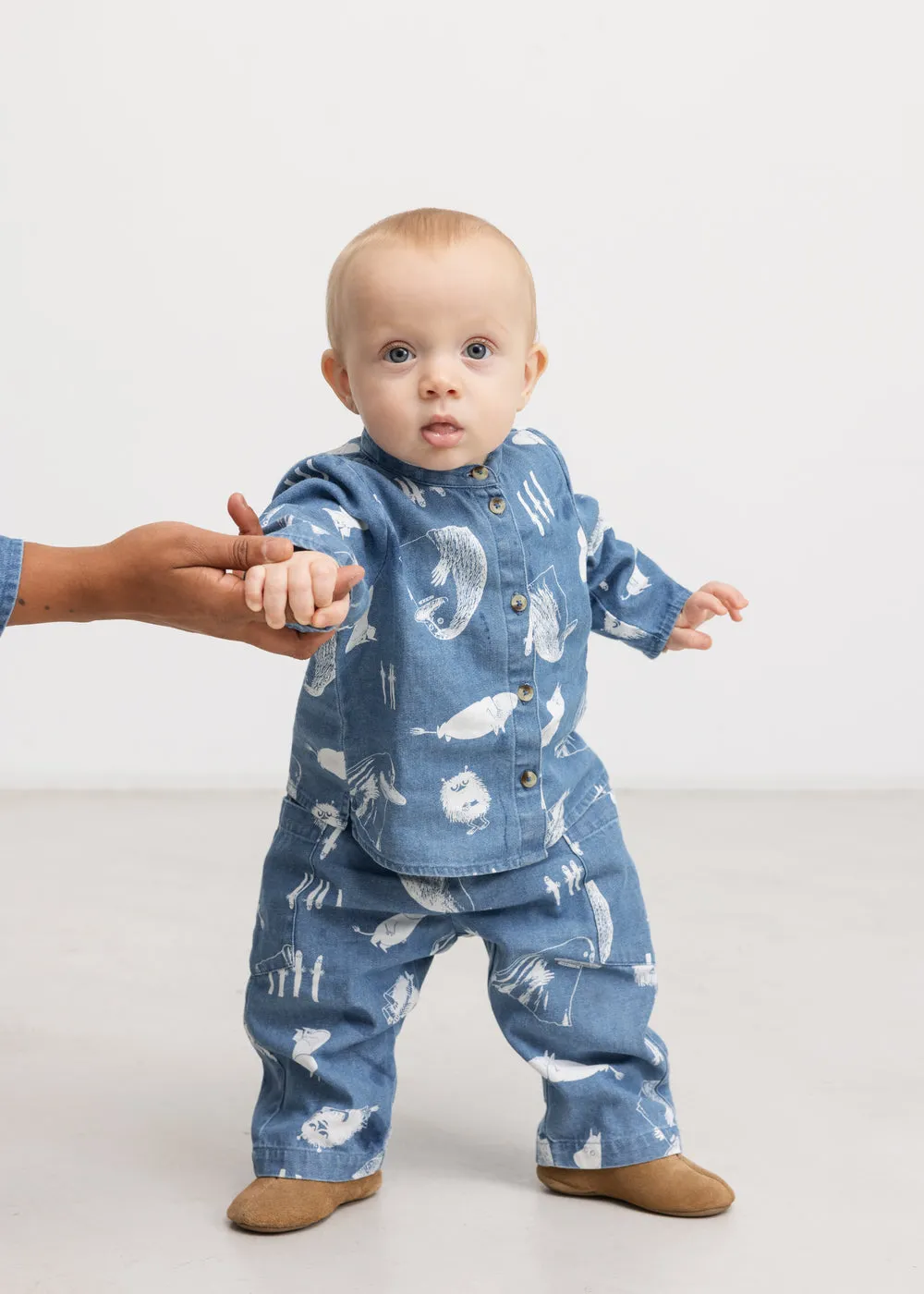 MarMar Copenhagen Tomi B skjorte Moomins denim