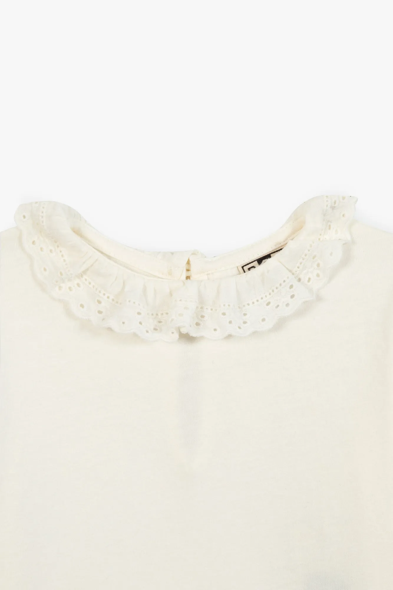Bonton Miel Ecru T-shirt ærmer ecru bomuld 2A