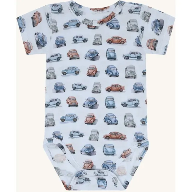 Hust & Claire Buller Retro Cars body Water bambus kortærmet