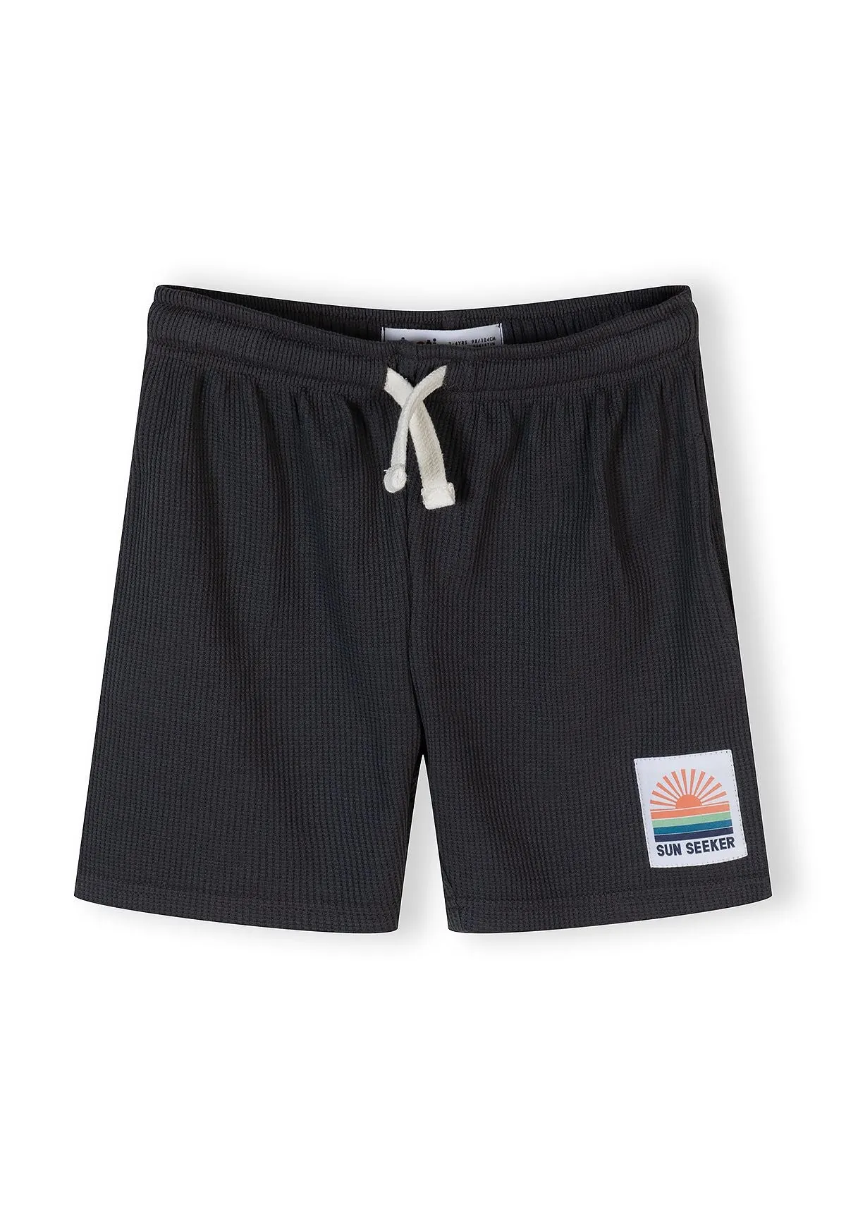 Minoti 44696 shorts-sæt abrikos bomuld baby