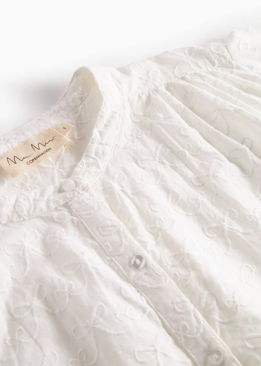 MarMar Tiria W skjortebluse White sløjfer