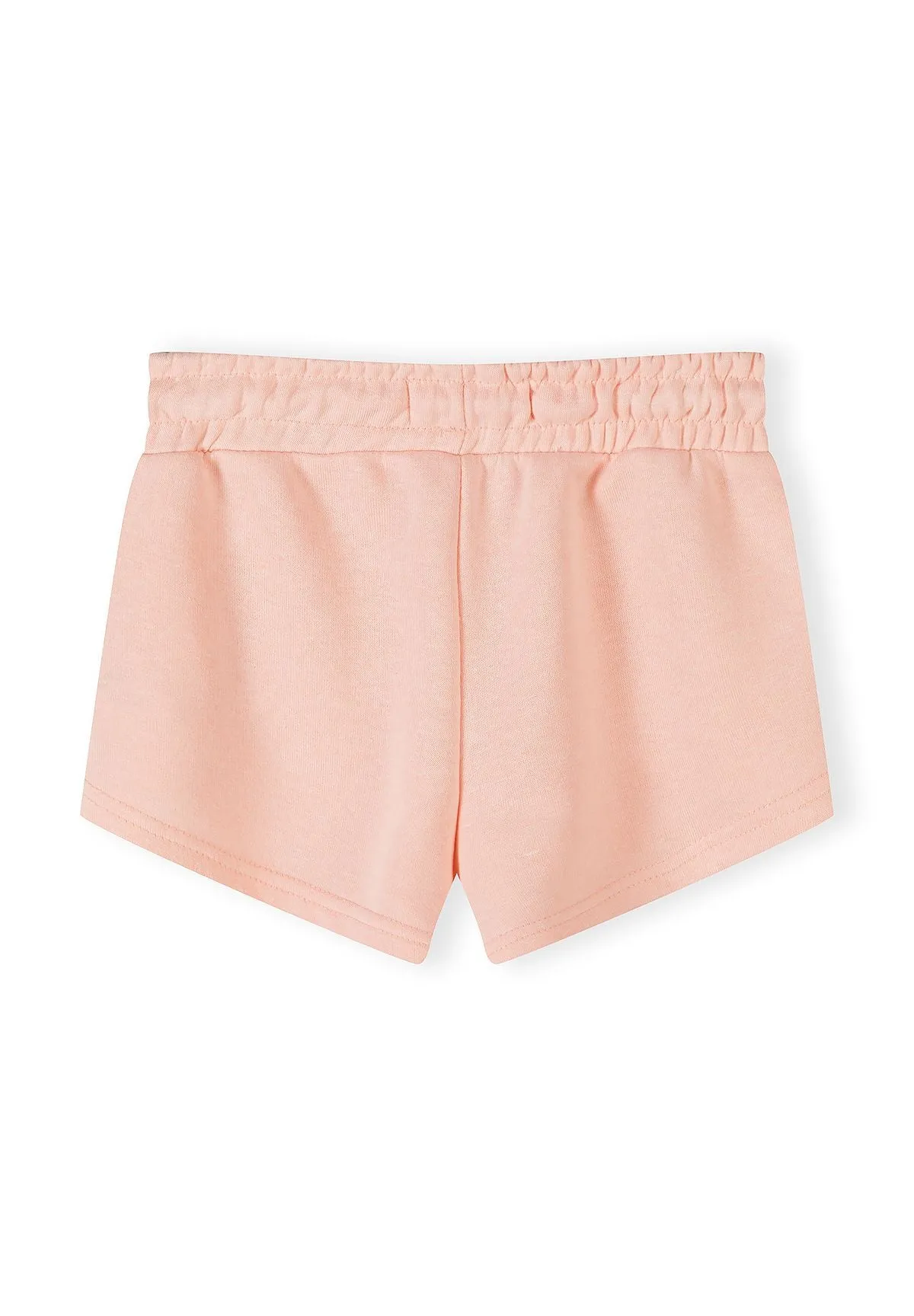 Minoti 44759 sæt koral sweatshirt shorts pige