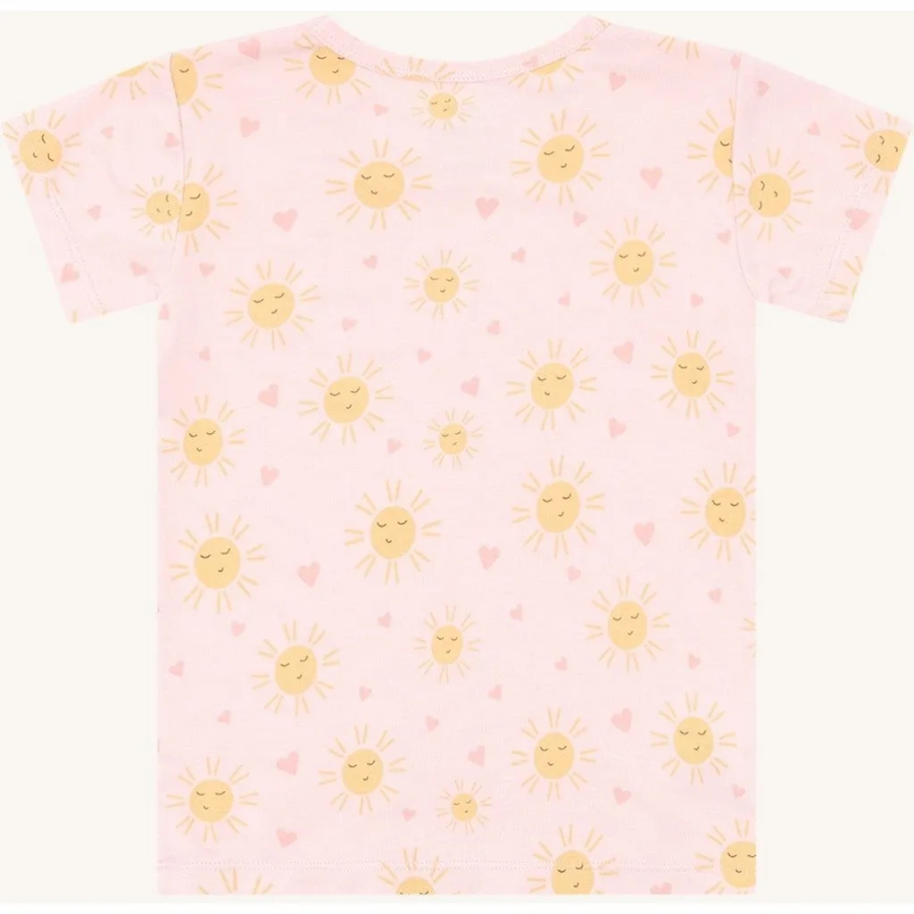 Hust & Claire HCAustin Monkey Sun T-shirt Chalk Pink bambus