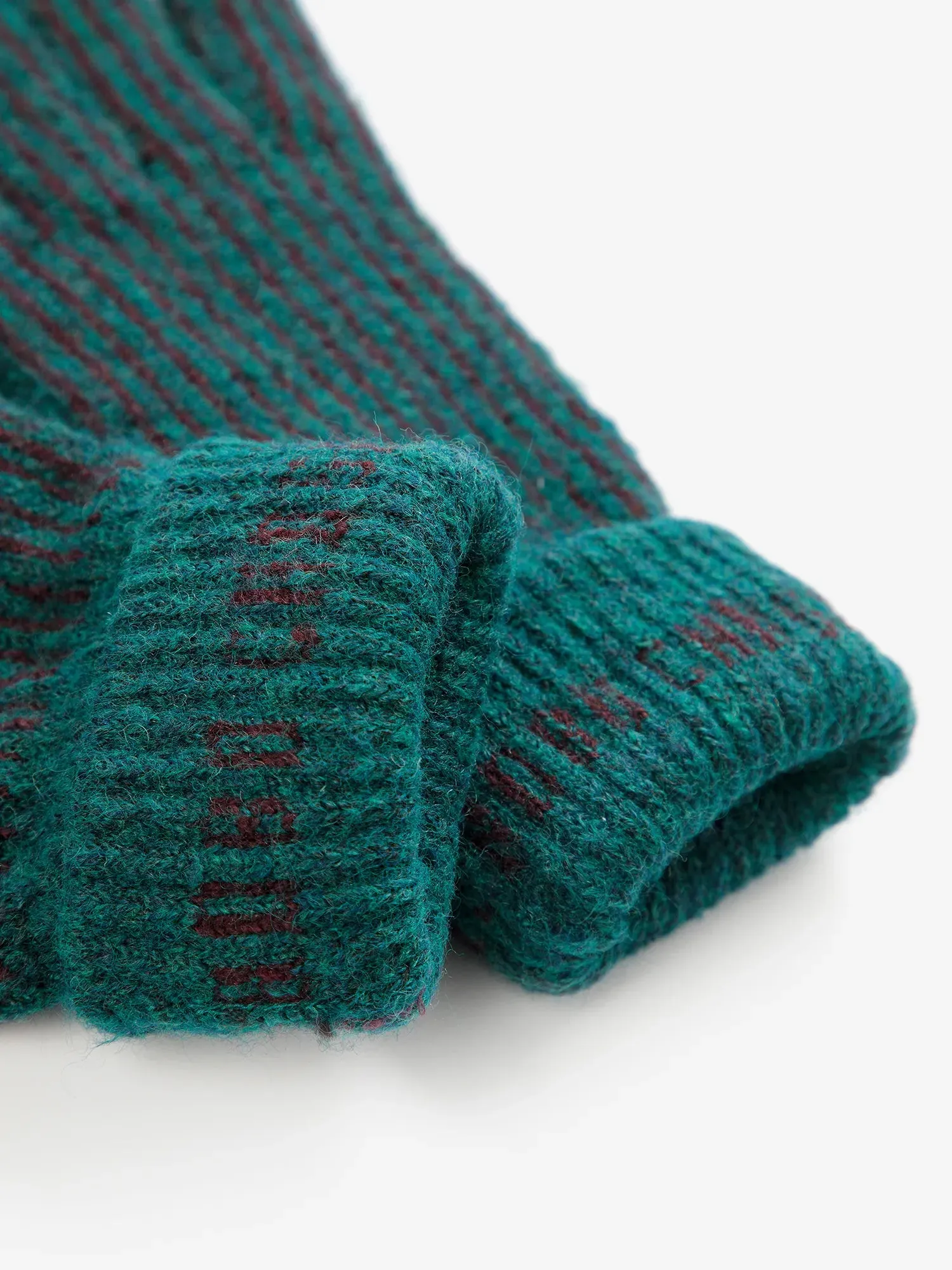 Bobo Choses Stripes strikvanter mørkegrøn S 2/5år