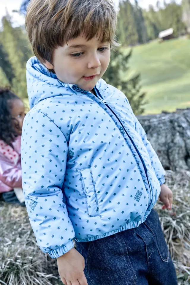 Bonton Mini Flotte Bleu Nordic regnjakke blå