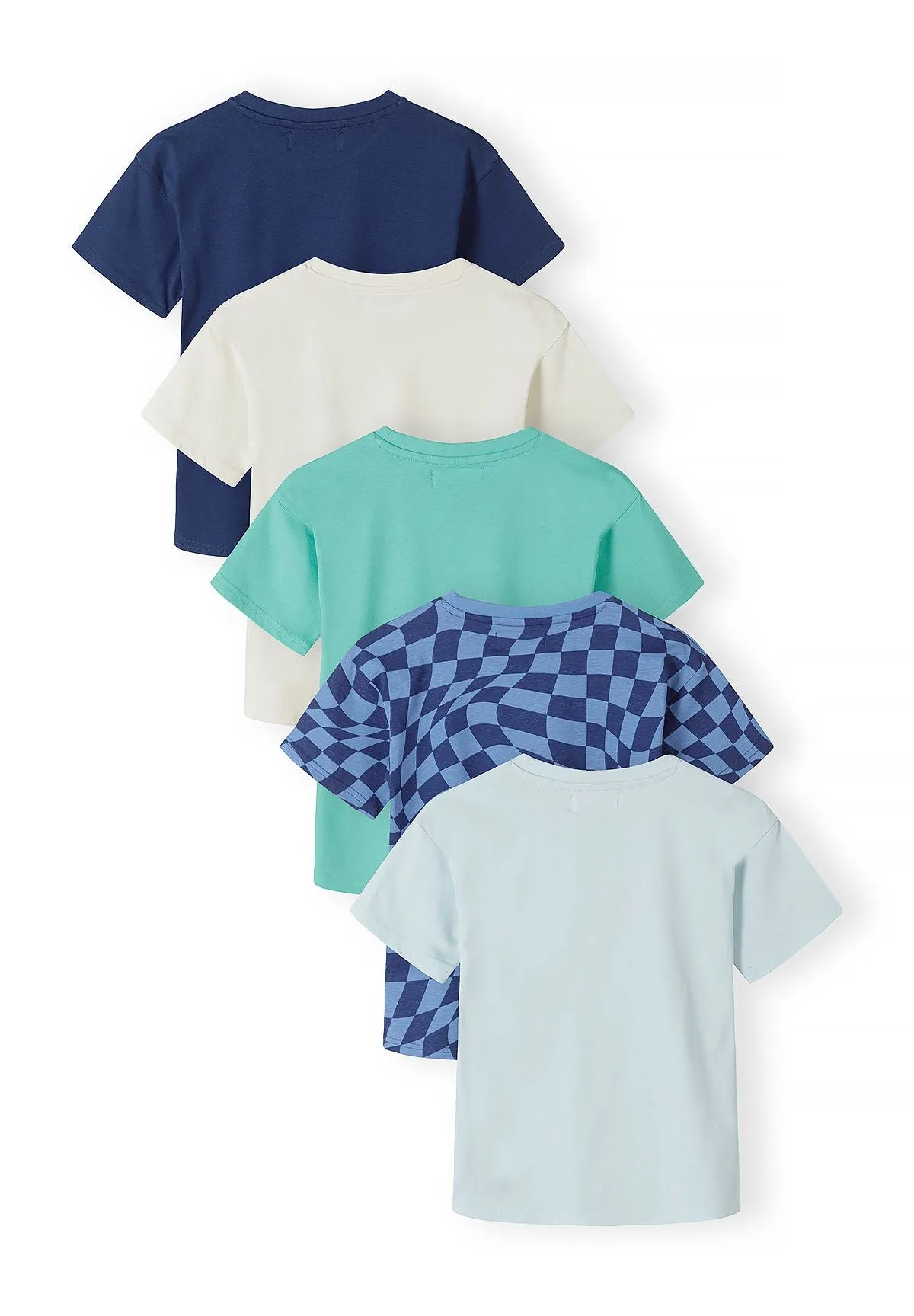 Minoti 44873 T-shirts 5-pak skate drenge bomuld