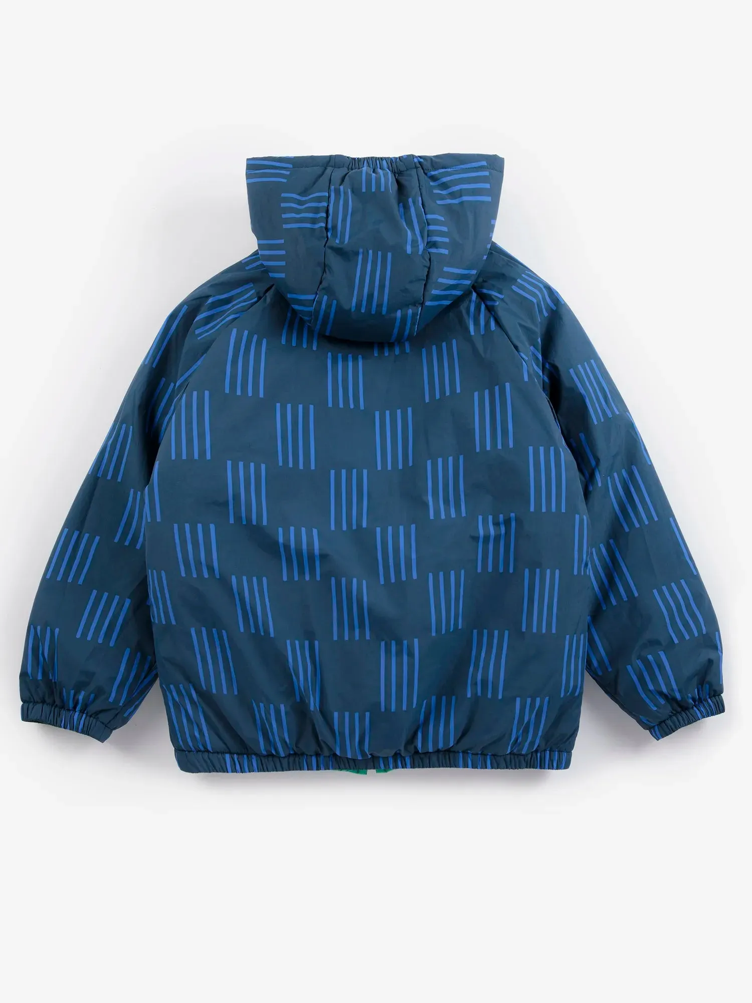 Bobo Choses Almost Moiré anorak navy 2-3Y vendbar