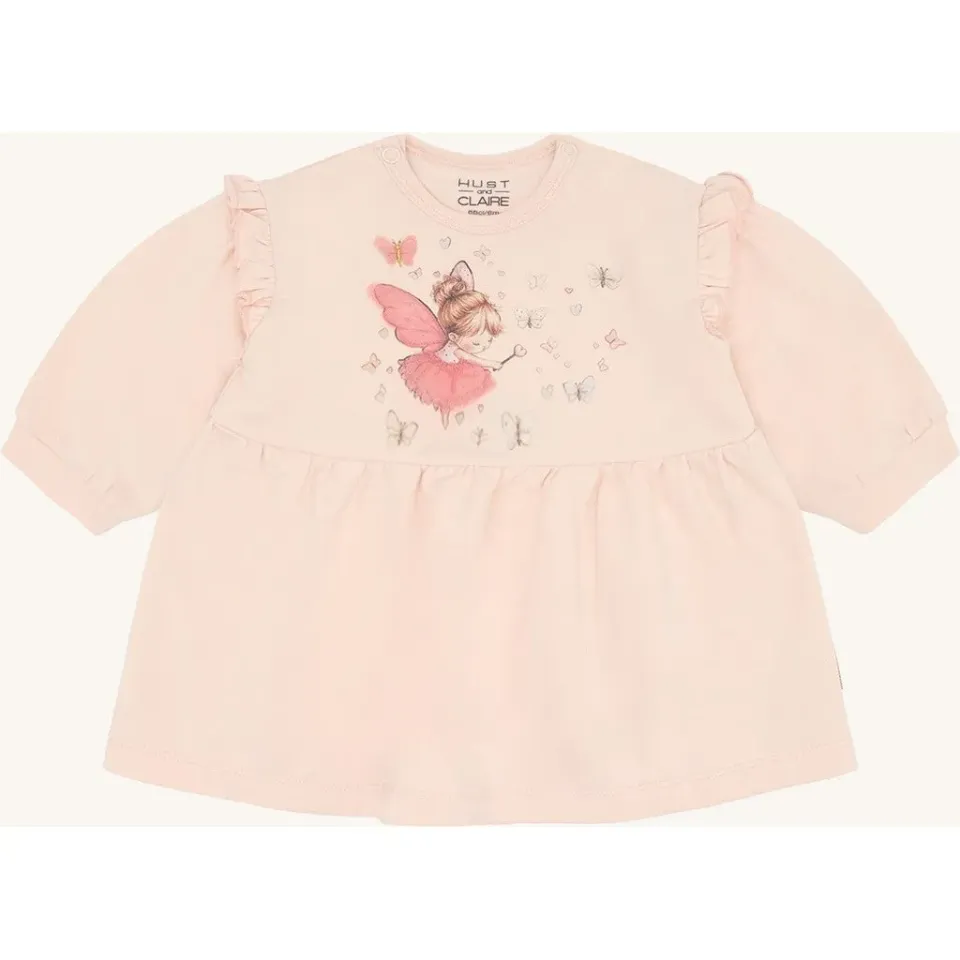 Hust & Claire Kristi Baby Fairy kjole Quartz bomuld