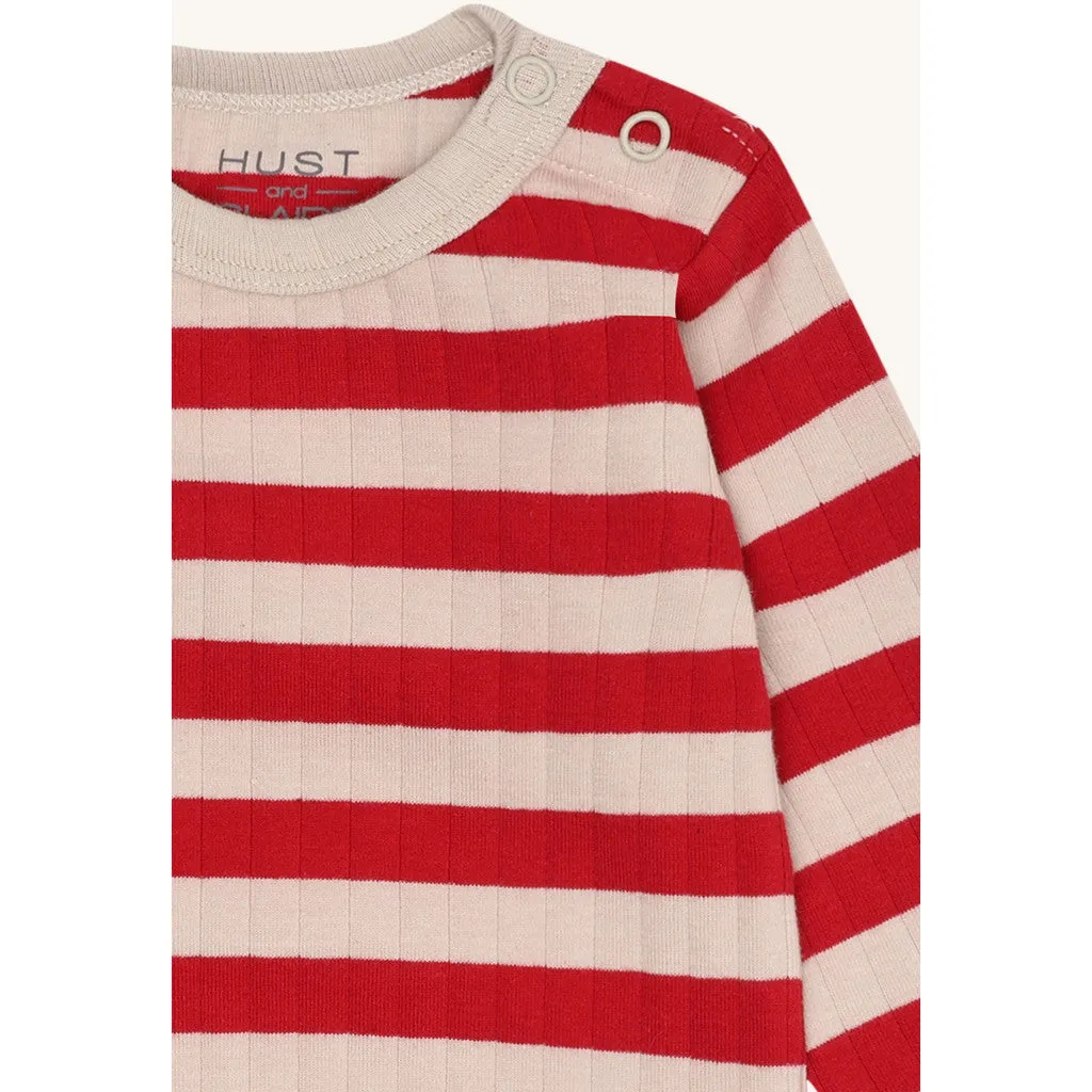 Hust & Claire Billy body Warm Red økologisk bomuld